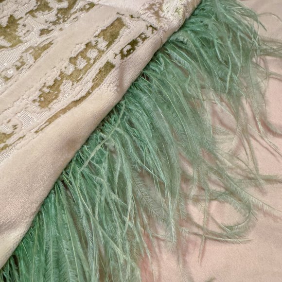 La Milanesa Brenda jacquard tote In Green - Picture 9 of 16